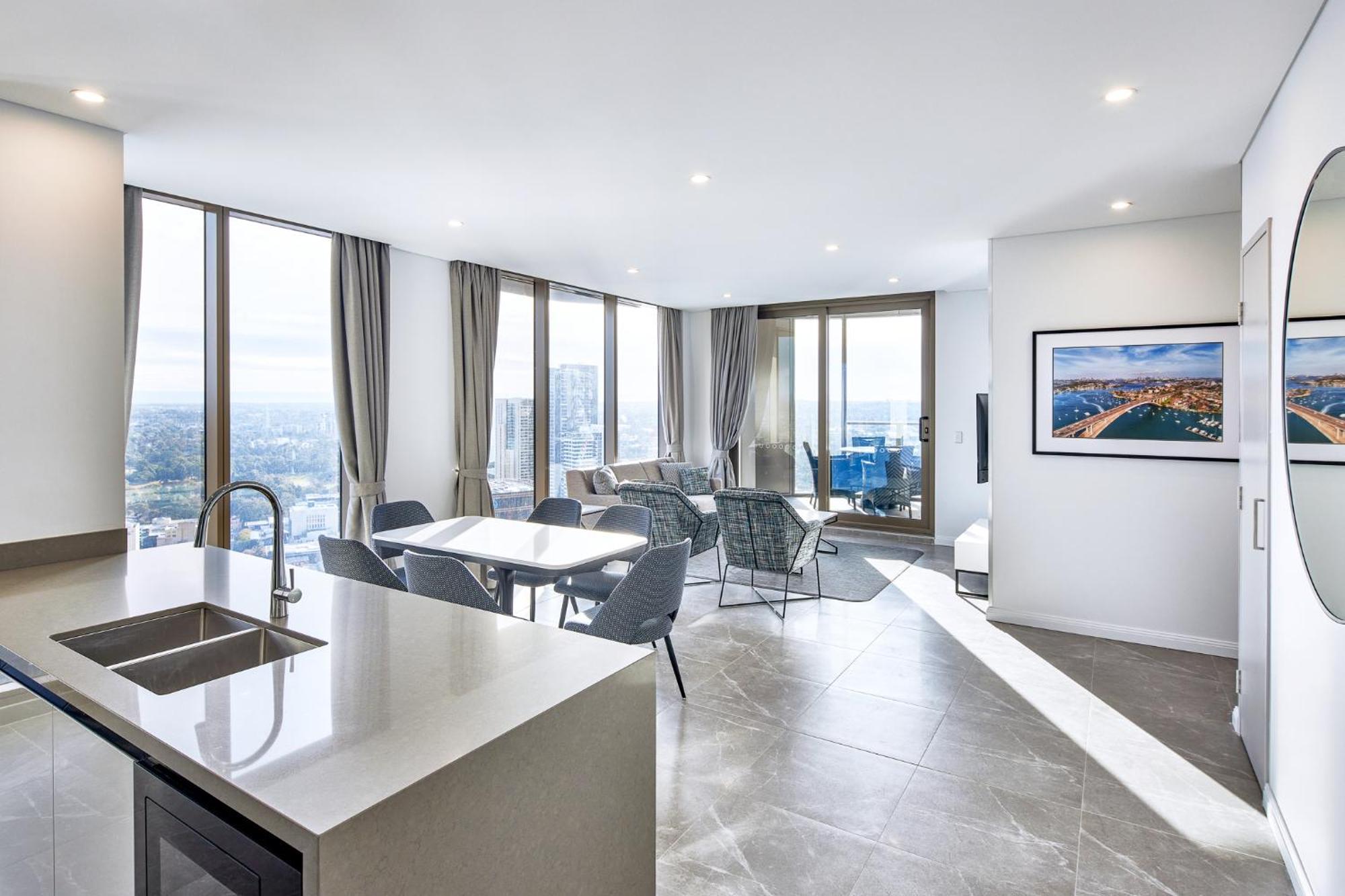Meriton Suites George Street, Parramatta Сидней Экстерьер фото
