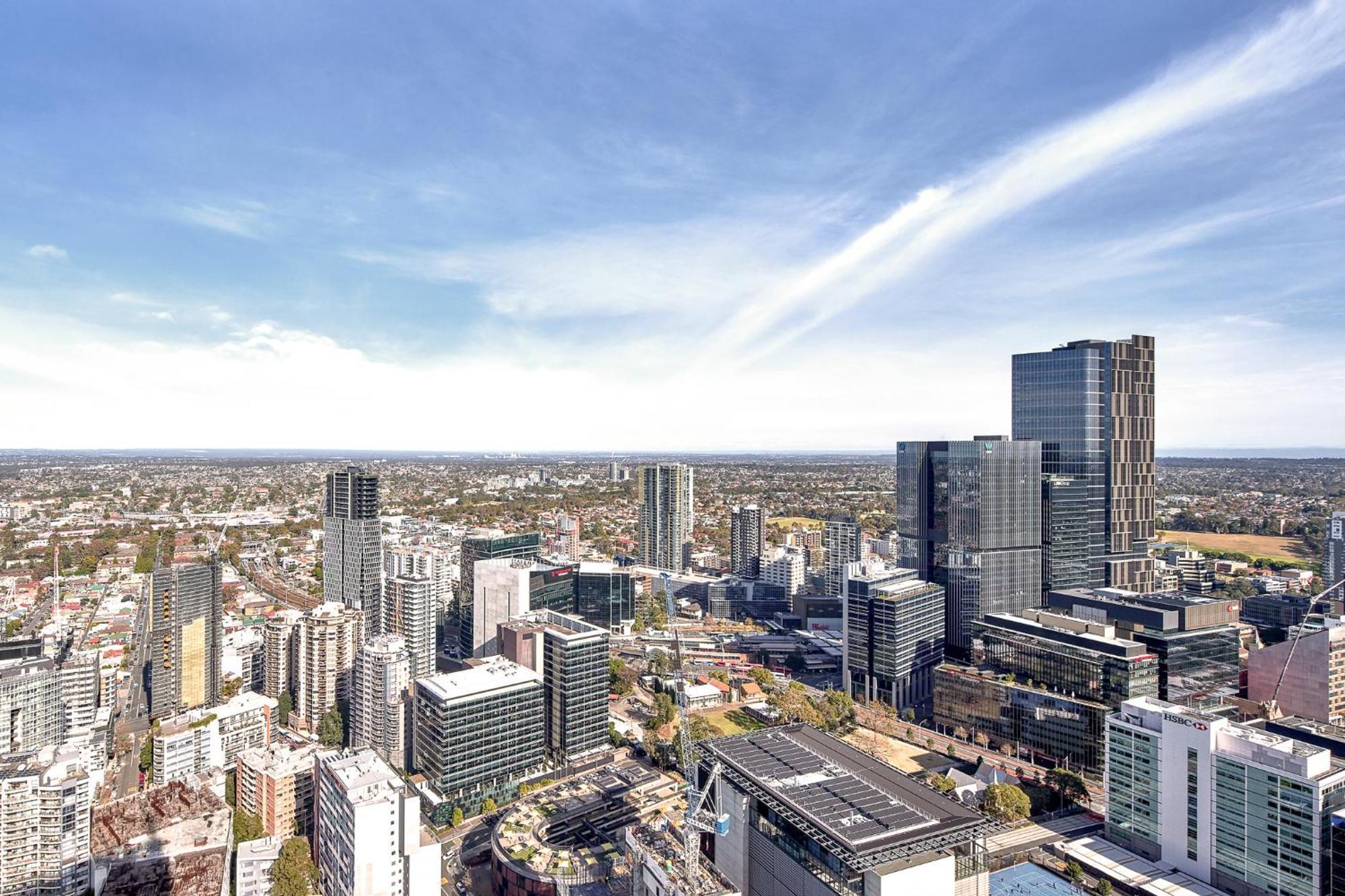 Meriton Suites George Street, Parramatta Сидней Экстерьер фото
